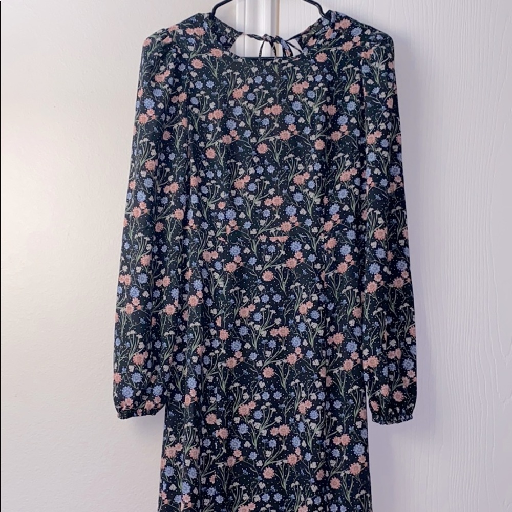 Black Floral Dress